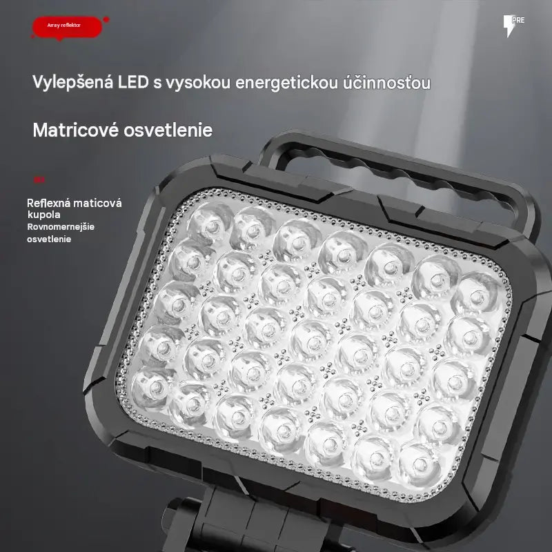 🔥💡Baterka napájaná lítiovou batériou s rozhraním USB, vhodná na opravu auta atď.