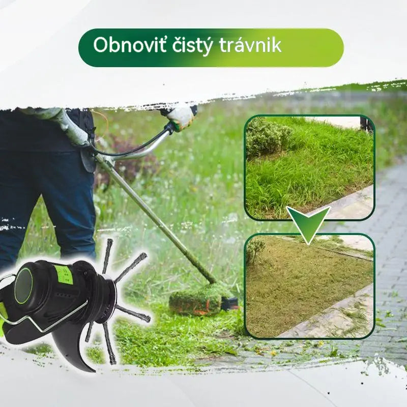 🔥✨【Kúpte 1 kus a získajte 1 zadarmo: 2 kusy】🔥 Vymeniteľná kosačka na kosačku/krovinorez - Oceľová kosačka na kosenie trávy 🌿✂️⚙️