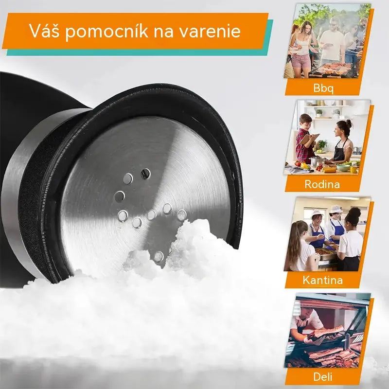 🐧🧂【2 fľaše + stojan】Sada soľničky a koreničky Penguin s držiakom – nehrdzavejúca oceľ a sklo