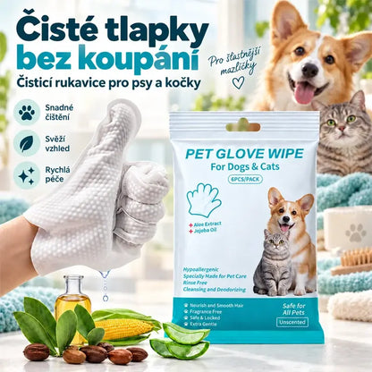 【Kúpte 1 a získajte 2 zadarmo】🐕🐱Rukavice na starostlivosť o srsť domácich miláčikov bez nutnosti oplachovania (18 kusov)