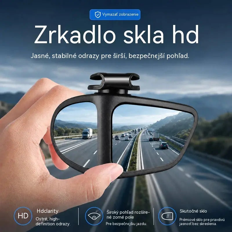 【2 položky】⏰ KÚPTE 1, DOSTANETE 1 ZADARMO 🔥 🚗 360° širokouhlé spätné zrkadlo s monitorovaním mŕtveho uhla