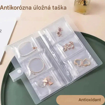 🌟Praštinové vrecko na šperky, prenosné vrecko na šperky z priehľadného PVC