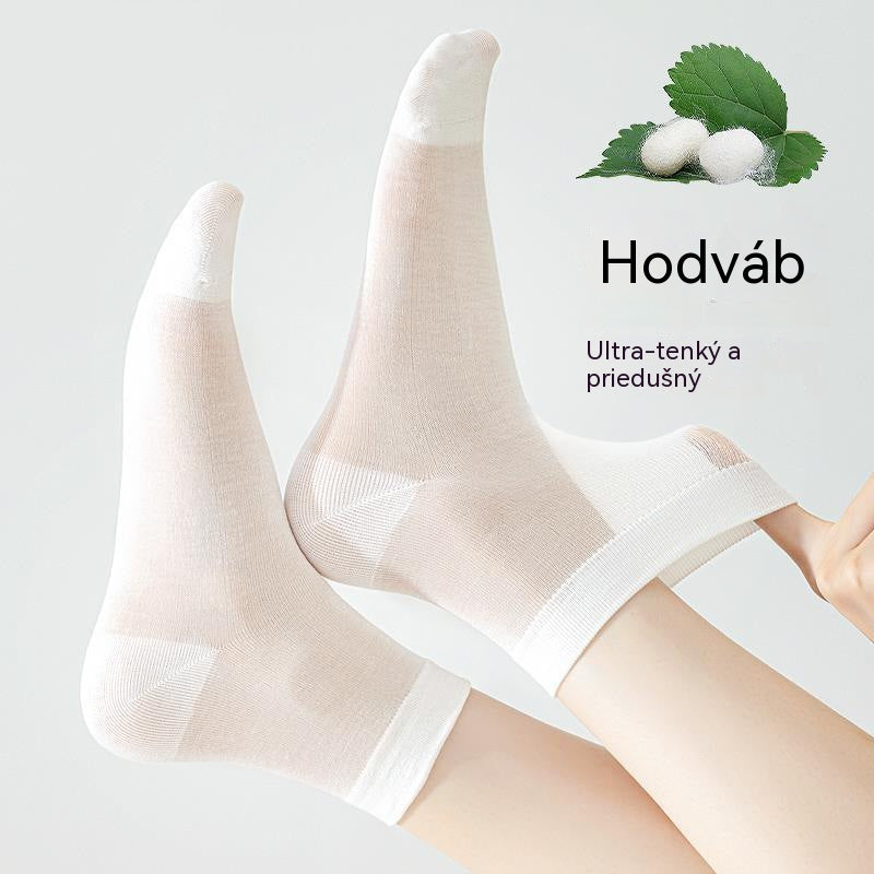 【7 párov】🧦Dámske krátke ponožky, sieťované, priedušné, bavlnené ponožky odolné voči zápachu