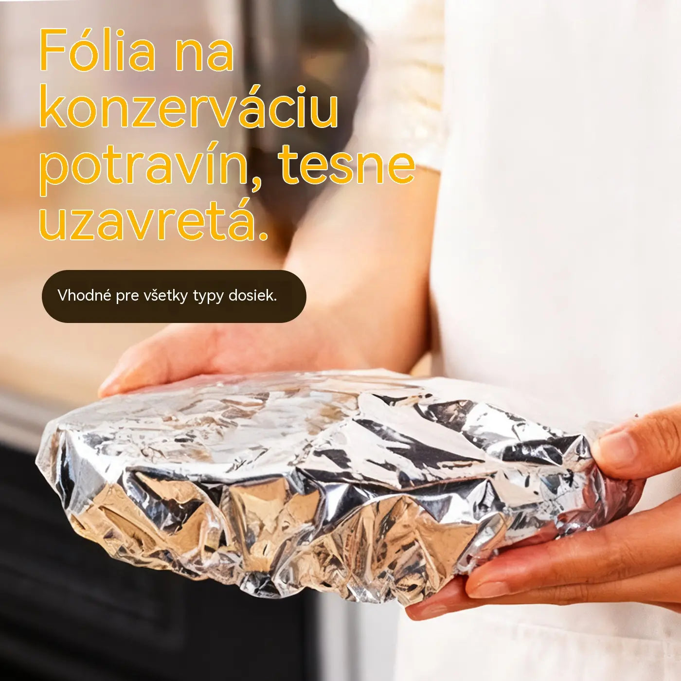📢📢 ZĽAVA 50%!⏰【100 kusov】 Izolačný kryt z hliníkovej fólie