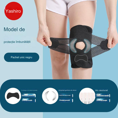 🦵🔥Dvojité pružinové chrániče kolen, vhodné pro běh, cyklistiku, hraní míče a jiné sporty