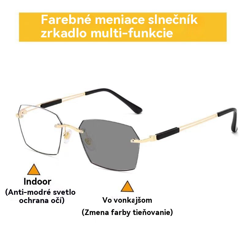 ✨🕶【Kúpte 1 a získajte 1 zadarmo】Nové inteligentné fotochromatické okuliare na čítanie pre mužov a ženy, okuliare blokujúce modré svetlo