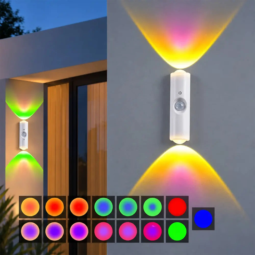 ✨Magnetické inteligentné nočné svetlo so snímačom pohybu – ambientné osvetlenie do spálne s viacfarebným prechodovým efektom