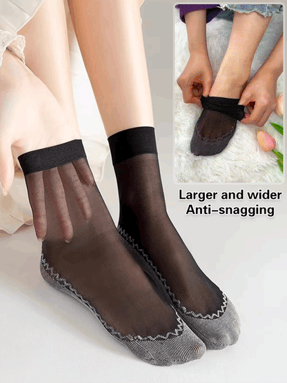 🔥🧦20 párov za 20€🔥Krátke ponožky s bavlnenou podrážkou s volánikmi, protišmykový štýl