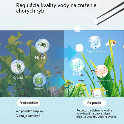 🐟【100 tabliet】【Kúpte 1 a získajte 1 zadarmo】💧 Šumivé tablety na čistenie vody v akváriu a jazierku, okysličovacie tablety na akváriu 🔥