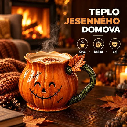 🎃Halloweensky hrnček v tvare tekvice