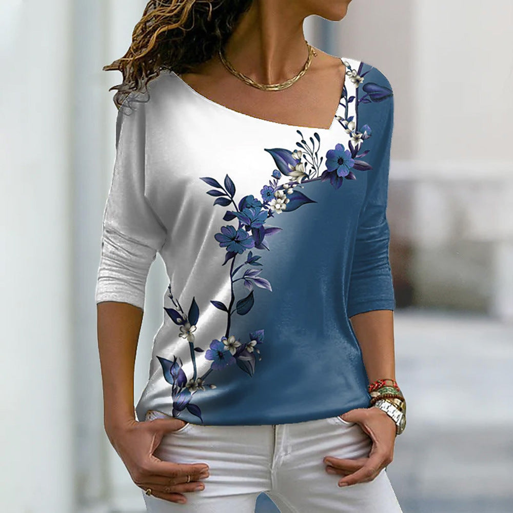 🔥【S-2XL】👚2026 Nové jarné dámske tričko s potlačou
