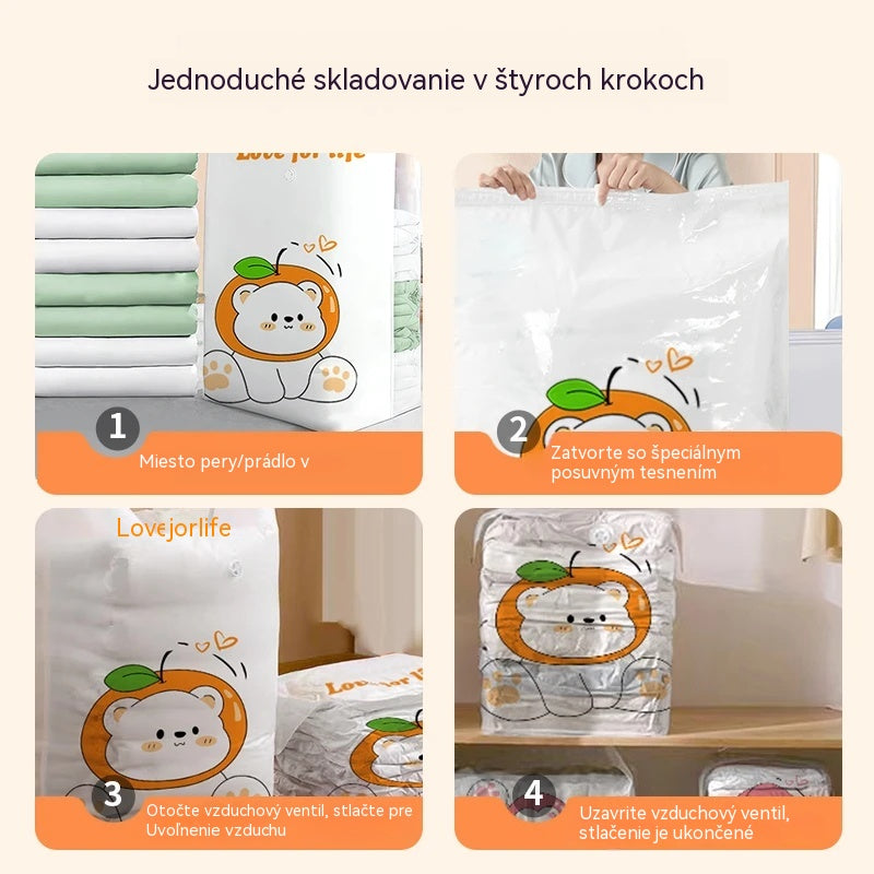 ✨🗃️ 5 kusov len za 25 € 💨 Veľké stlačiteľné vákuové úložné vrecká: Nie je potrebné žiadne vzduchové čerpadlo, nepriepustné, ideálne na úsporu miesta v kufri a doma ✈️