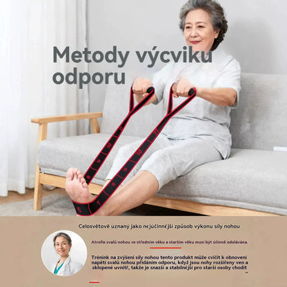 ✨🔰Odporové gumy na tréning svalov a strečing nôh, ako aj elastické gumy vhodné pre ľudí stredného a staršieho veku.