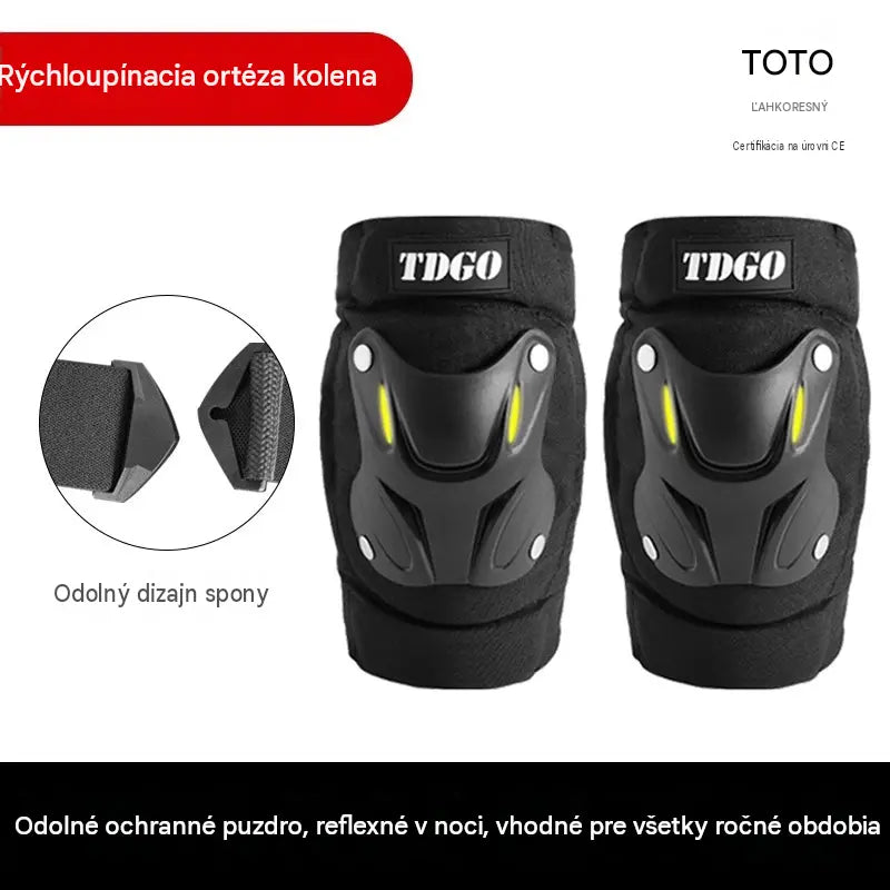 Fluorescenčné ochranné chrániče kolien pre všetky ročné obdobia