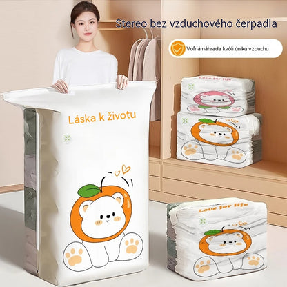 ✨🗃️ 5 kusov len za 25 € 💨 Veľké stlačiteľné vákuové úložné vrecká: Nie je potrebné žiadne vzduchové čerpadlo, nepriepustné, ideálne na úsporu miesta v kufri a doma ✈️