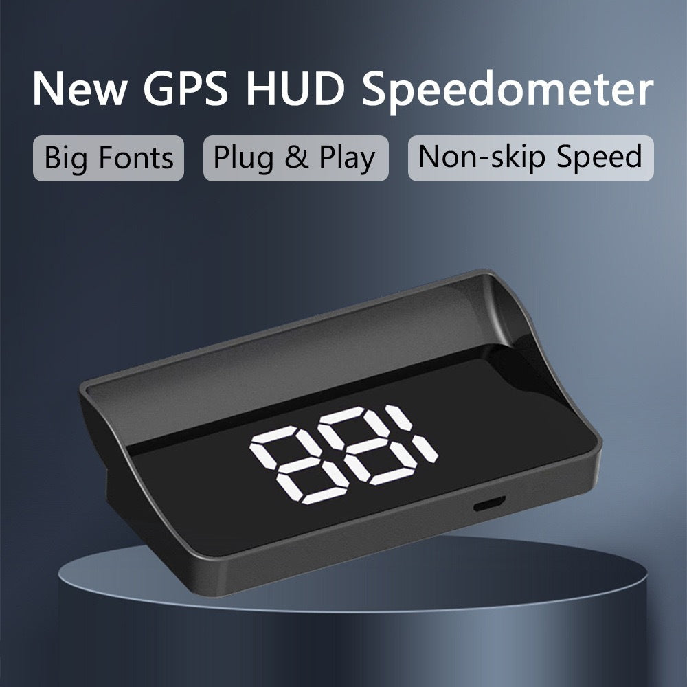 【Švajčiarska vojenská GPS navigácia „vyhýbajúcu sa trestu“】Nový GPS rýchlomer a otáčkomer s HUD displejom