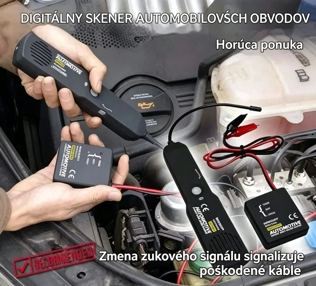 Digitálny diagnostický nástroj pre skenery automobilových obvodov