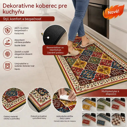 🏠💧【Kúpte veľké a dostanete malé zadarmo】Super savá podložka｜40×60+40×120 cm, protišmyková a rýchloschnúca do domácnosti