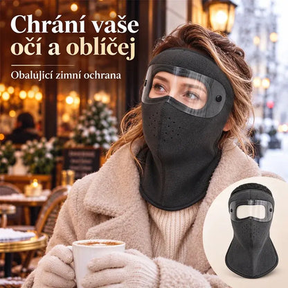 Cyklistická maska na tvár odolná proti vetru a chladu