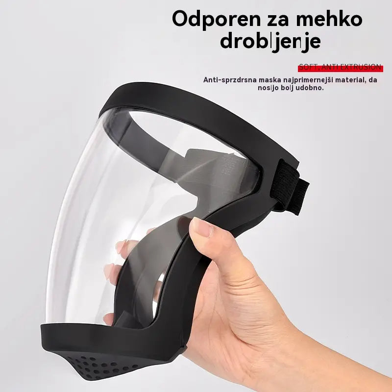 🔥Najbolj priljubljena 【50 % popust】💥2026 Prozorna maska visoke ločljivosti, udobna, zračna in odporna proti rosenju.