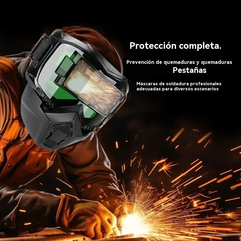 🔥😎Casco de soldadura totalmente automático con cambio de luz y máscara protectora montada en la cabeza para soldadores