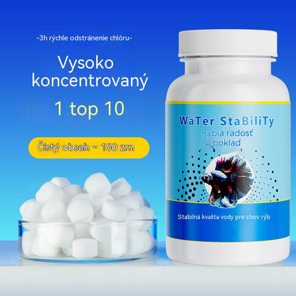 🐟【150 tabliet】💧 Šumivé tablety na čistenie vody v akváriu a jazierku, okysličovacie tablety na akváriu 🔥