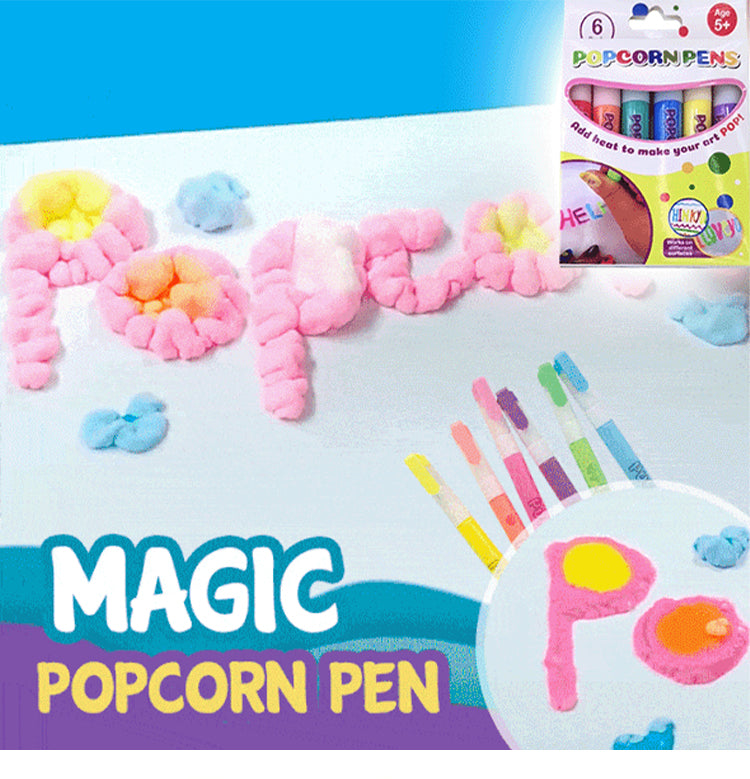 🎁【Kúp 1 a získaj 1 zadarmo】3D tlačiarenské pero pre deti: Kreslenie bublín z popcornu (DIY)