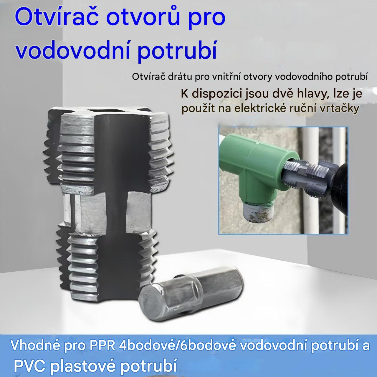 ⚙️🔩 Nástavec pro Závitování Vodovodních Trubek – Vnitřní a Vnější PVC Závity za Několik Minut