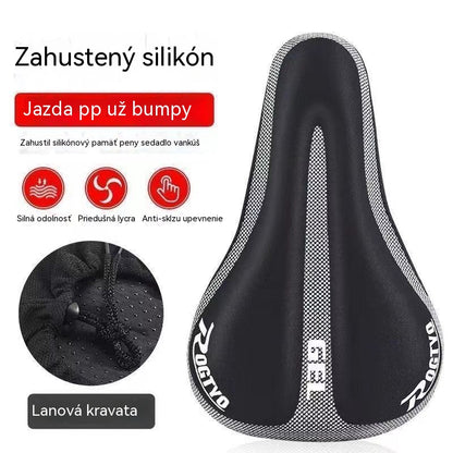🔥Vysoko elastické sedlo bicykla so zosilneným, pohodlným poťahom sedadla