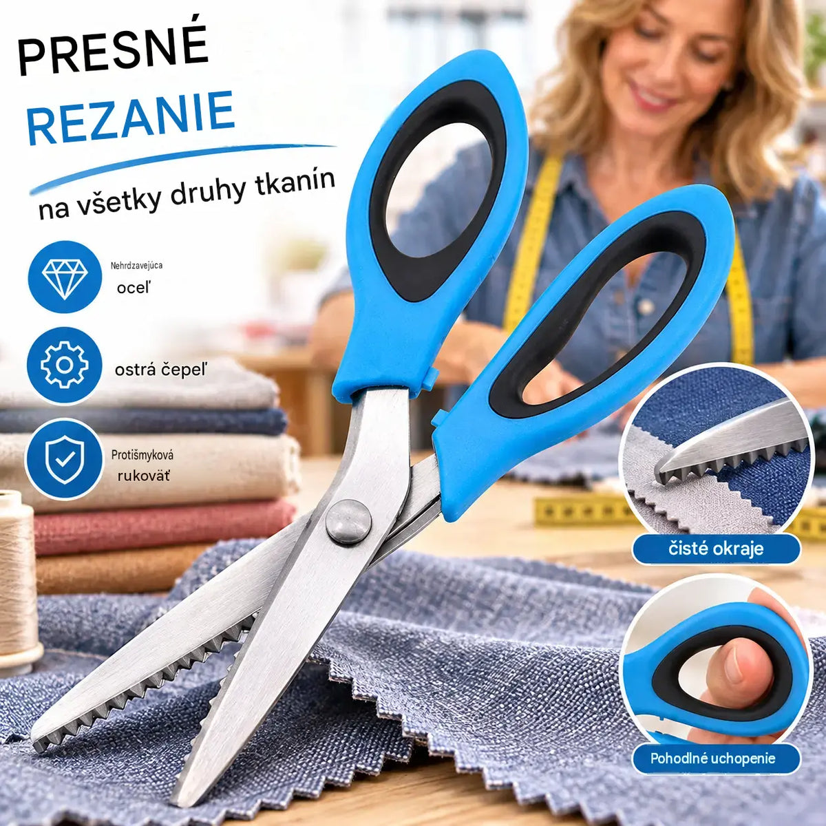 ✂️ Profesionálne nožnice na ružové vlasy – ostré nožnice na ružové vlasy
