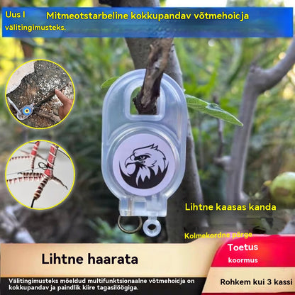 【Osta 2, saa 2 tasuta】Õues kasutatav vedrulõks, ülitundlik iselukustuv lõks
