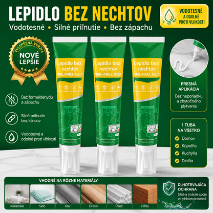 🎖️🔥【Kúpte 1, dostanete 1 zadarmo】👍Vodovzdorné lepidlo na domáce použitie bez vŕtania