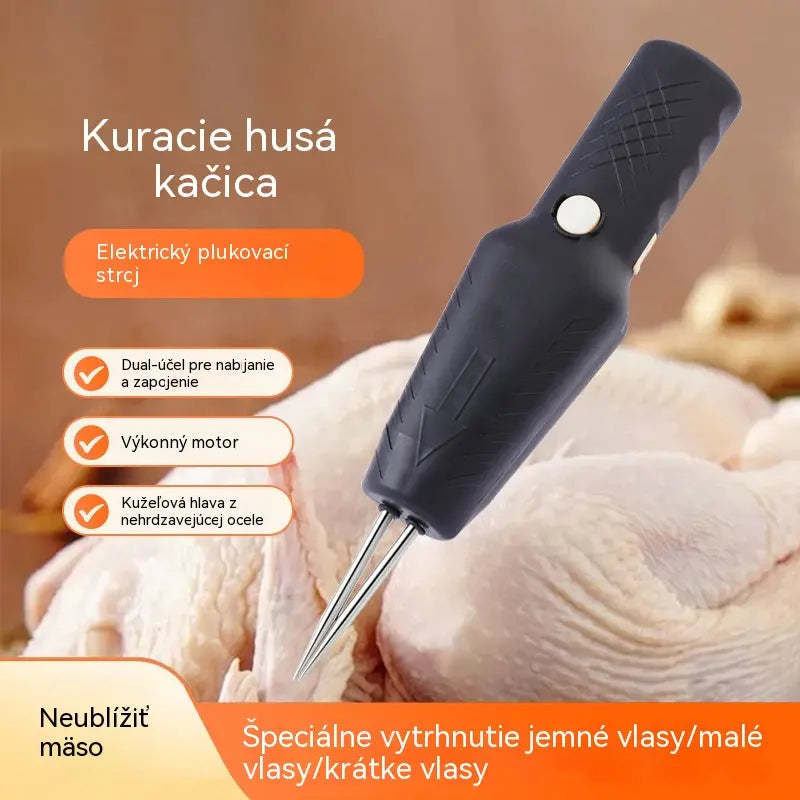 🐓🦆Prenosný elektrický sťahovák peria pre kurčatá, kačice, husi a hydinu