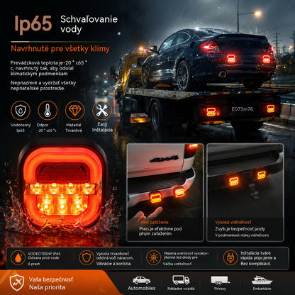 🚦【Univerzálne 12V/24V】🚦 LED svetlo na príves