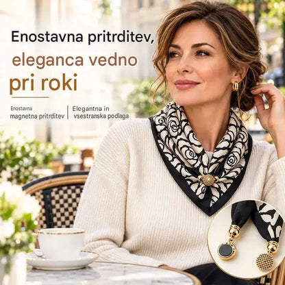 Komplet 4 kosov – 25 € ✨ Šal z magnetnim zapenjanjem