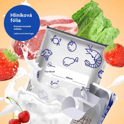 🔥🥗Celkom 30 antibakteriálnych hliníkových fóliových vrecúšok, super jednoduché použitie, pre zachovanie čerstvosti.