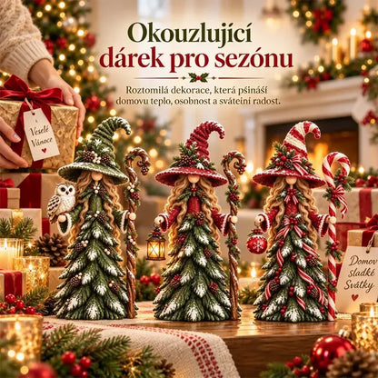 🎄🎅Kreatívne vianočné figúrky snehuliaka, Santa Clausa a čarodejnice