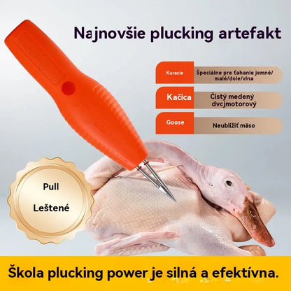 🦆🐓🐖Prenosný a nabíjateľný elektrický odstraňovač chlpov na hydinu