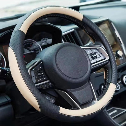 🔥Poťah na volant z pravej kože - univerzálny poťah na volant do auta, protišmykový, odolný
