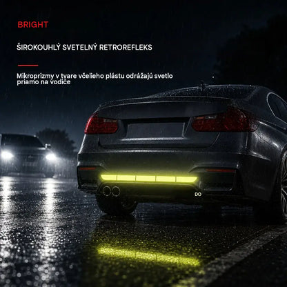 【10 položiek za 19 eur】✨🚗 Okamžite upútajú pozornosť! Vysoko lesklé reflexné ochranné lišty na nárazník.