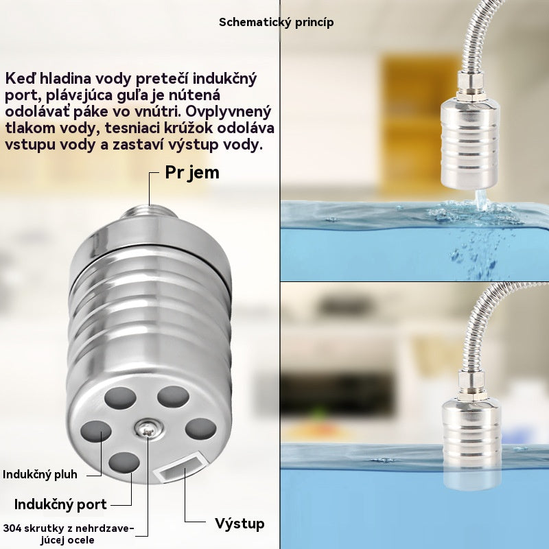 🏠💦【20/25/32 cm】Kulový kohout z nerezové oceli, automatický regulátor hladiny vody napouštění vody