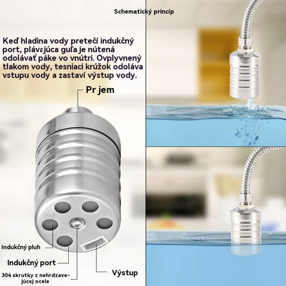 🏠💦【20/25/32 cm】Kulový kohout z nerezové oceli, automatický regulátor hladiny vody napouštění vody
