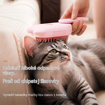 🐕【Kúpte 1, dostanete 1 zadarmo】🦮🐈Čistiaci hrebeň na odstraňovanie chlpov s rozprašovačom na jedno stlačenie