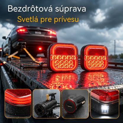 🚦【Univerzálne 12V/24V】🚦 LED svetlo na príves