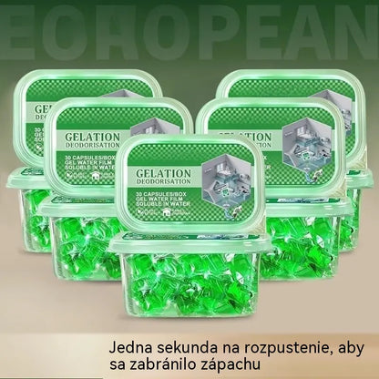 3 balenia (spolu 90 kapsúl) 🏠💧 Kapsule na dezodoráciu kanalizácie – Bioenzýmové zloženie neutralizuje zápach pri zdroji