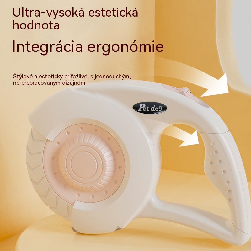 🦮【5M】🎖️🌟Prenosné teleskopické vodítko pre domáce zvieratá
