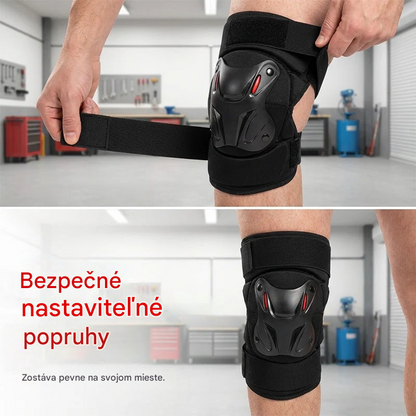 🏍️ Využite 40% zľavu pri kúpe teraz! 🛡️ Sada motocyklových chráničov kolien a lakťov – odolné voči nárazom, nastaviteľné popruhy a priedušná podšívka – bezpečnosť nevyhnutná pri šoférovaní, korčuľovaní alebo jazde na koni 💪