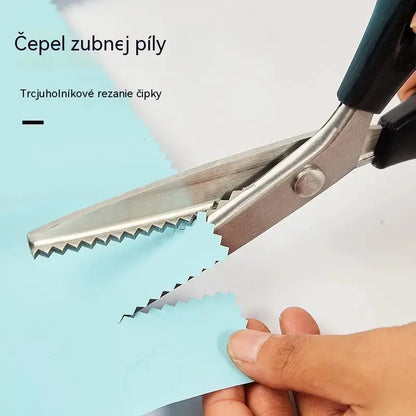 Nožnice z nehrdzavejúcej ocele s cikcakom