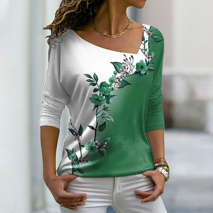 🔥【S-2XL】👚2026 Nové jarné dámske tričko s potlačou