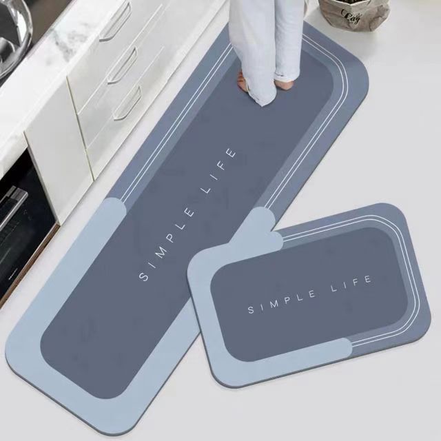🏠💧【1 sada 2 kusů | 40*60+40*120 cm】💥💥Protiskluzová savá podložka do kuchyně/koupelny